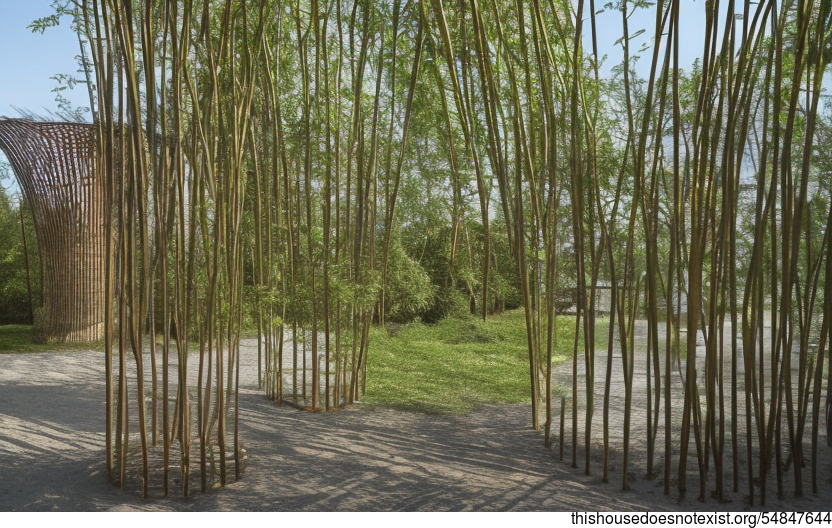 A Modern, Anthropomorphous, Tribal Garden in Moscow, Russia