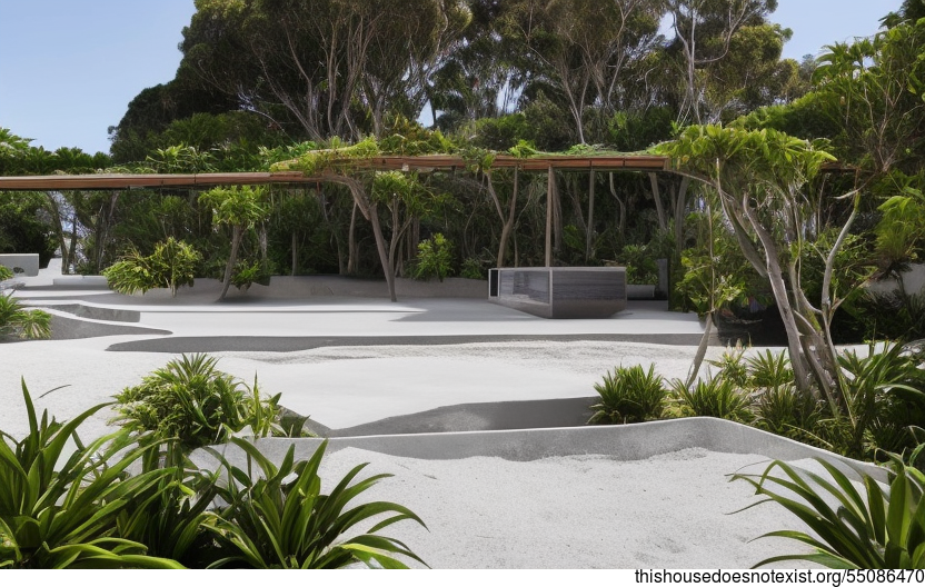 Sydney's Beachside Infinity Pool and Hanging Plants
