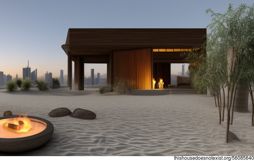 A contemporary home in Riyadh, Saudi Arabia with stunning views of the beach