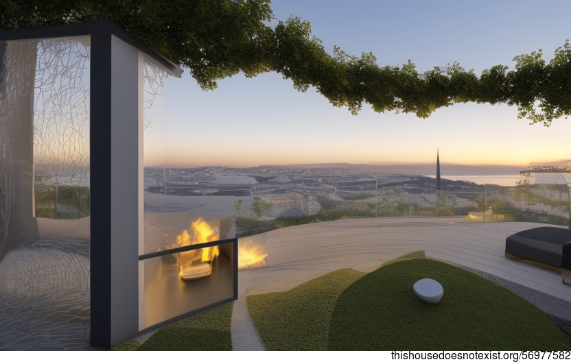 A Modern Beach House in Lisbon with an Unobstructed View of the Sunset