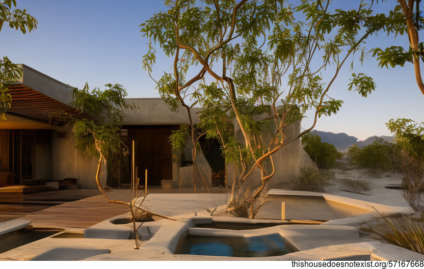 A Modern Beach House in Los Angeles with Exposed Bamboo, Glass, and Bejuca Vines