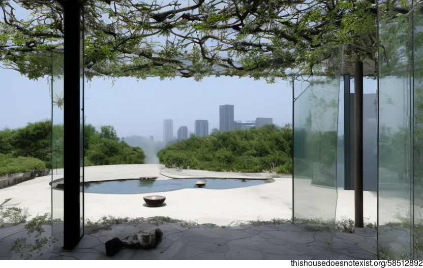 Beijing's Circular Glass House With A View