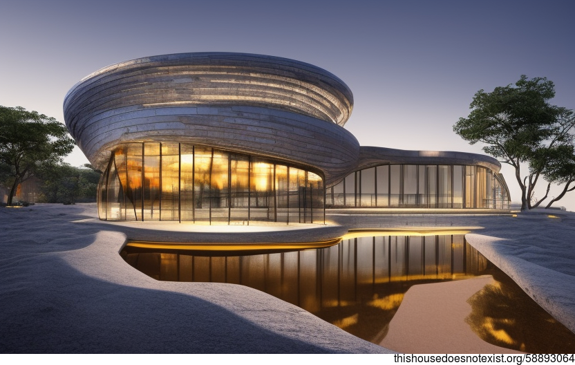 A Curved Glass House on the Beach in Beijing, China - Architecture ...