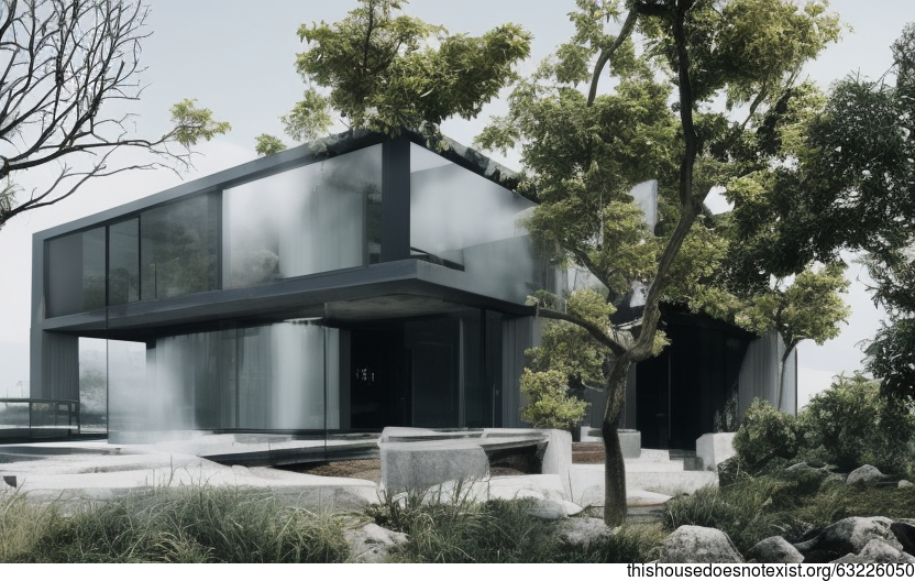 A Modern, Minimalist House on the Beach