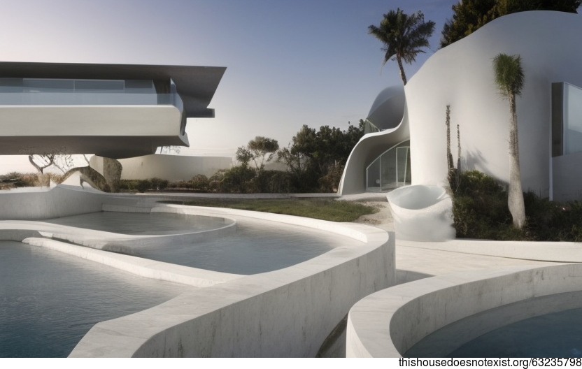 A Modern Beach House with a View