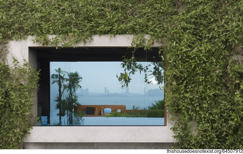 A Modern Beach House in Manila with an Exposed Glass Jacuzzi and a View of the Philippines