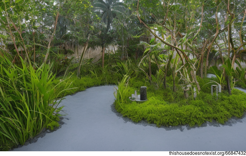 A Modern, Minimalist, and Tribal Garden in Kuala Lumpur, Malaysia