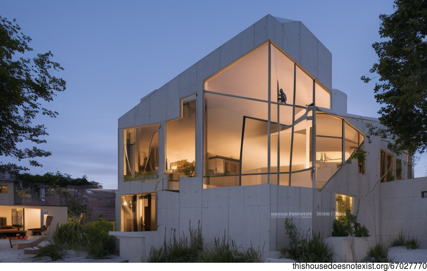 A Modern Beach House in Chicago