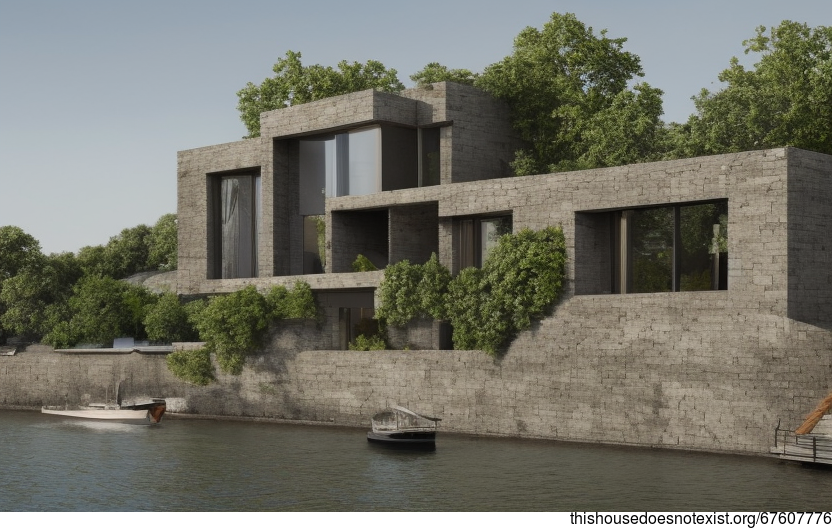 A Modern House on the Beach in Amsterdam, Netherlands