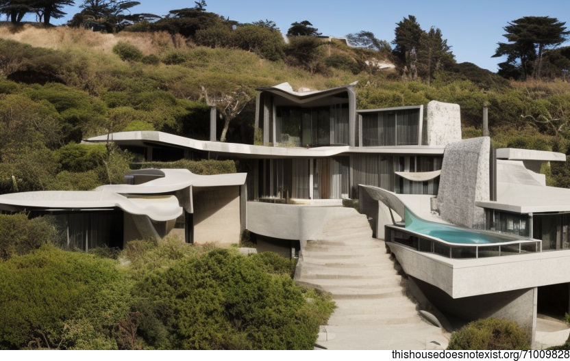 A Modern, Anthropomorphous Tribal House in San Francisco