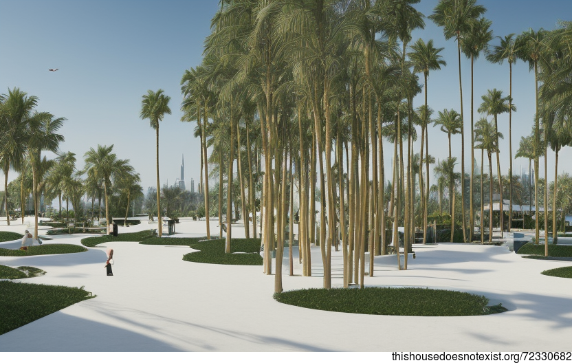 A Modern Dubai Landscape Design

This garden in Dubai, United Arab Emirates, was designed with modern architecture in mind