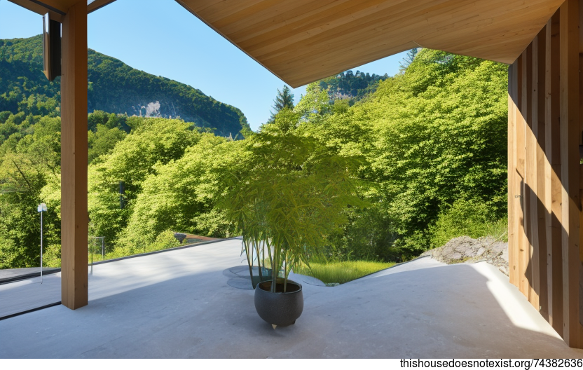 A Minimalist, Eco-Friendly Home with a Breathtaking View