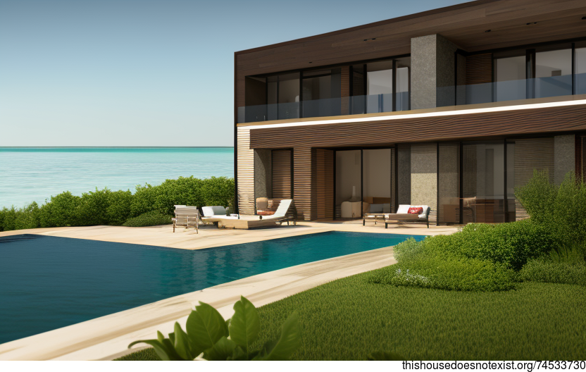 A Modern Beach House with Stunning Views of Chicago