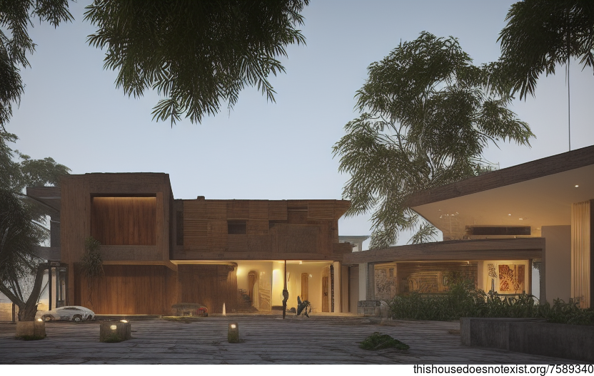 A Modern Architecture Home in Lagos, Nigeria That Is Exposed to Nature