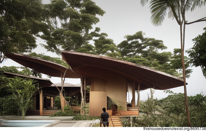 This Wood and Stone Home in Bali Is a Work of Art