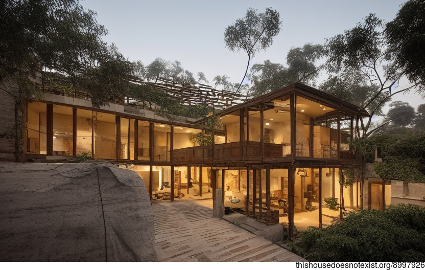 A Modern Delhi Home With Exposed Wood and Bamboo



This modern Delhi home is designed with a curved exterior and exposed wood and bamboo