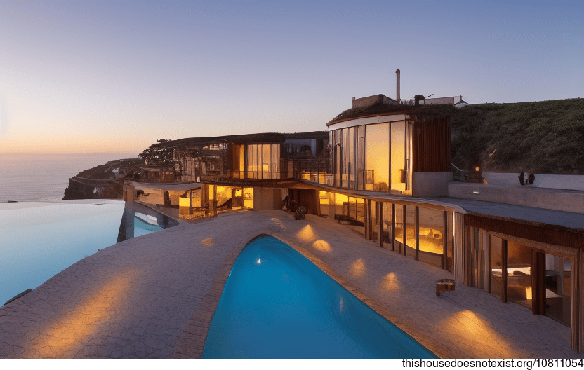 A home that's a true reflection of Ericeira, Portugal – from its stunning golden hour sunset to its infinity pool and exposed wood and stone