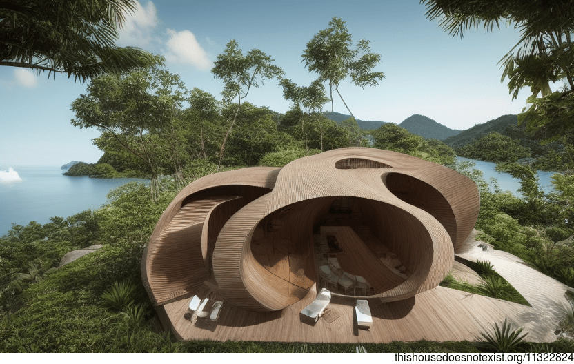 A Modern, Sustainable Home on Ko Samui, Thailand Made from Wood, Stone, and Bamboo