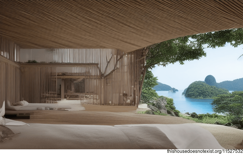 A Modern, Sustainable Home in Thailand Made from Wood, Stone, and Bamboo