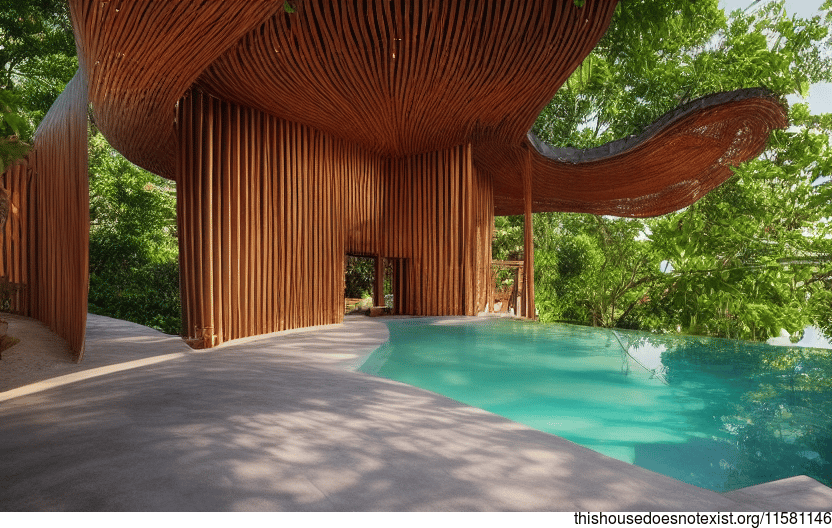 A Sustainable, Eco-Friendly Home with a Hot Infinity Pool in Thailand