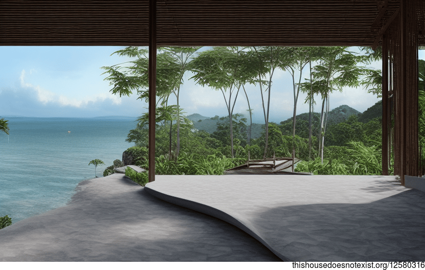 A Modern, Sustainable Home in Thailand That Utilizes Wood, Stone, and Bamboo