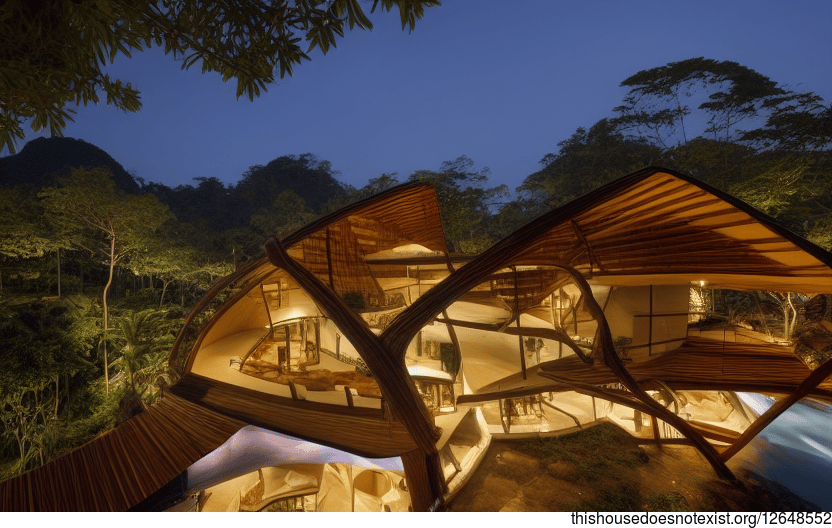 A Modern Phuket Home With Exposed Wood and Curved Bamboo