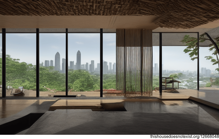 A Modern Architecture Home in Bangkok, Thailand That's Designed for Living Sustainably and in Harmony With Nature