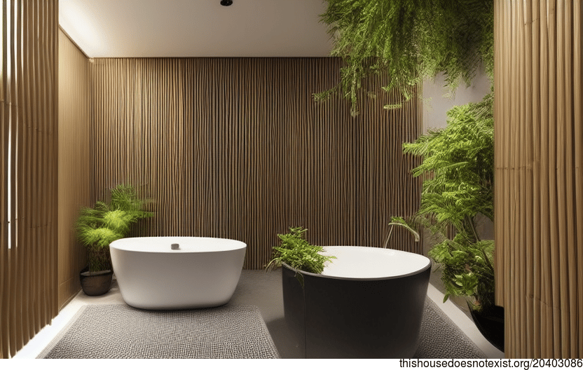Bangkok's Best Modern Bathroom Designs With Hanging Plants