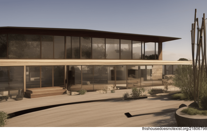 A modern architecture home in Johannesburg, South Africa with an