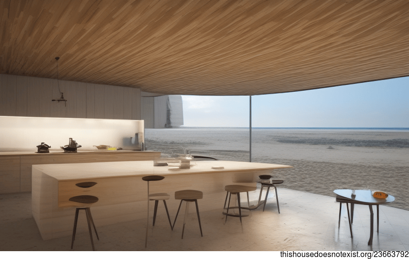 The Beach Sunrise at Brussels, Belgium by Amed Indonesia Interior Kitchen