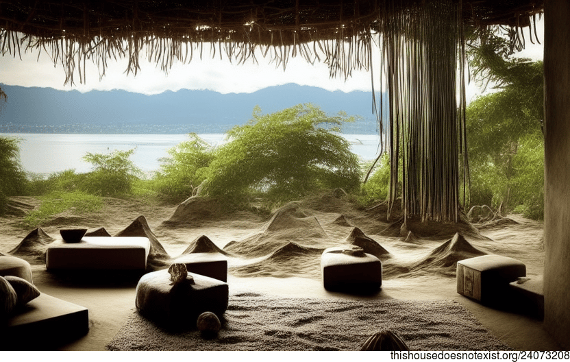 Designing a Modern Home Interior with Plants and Hanging Plants in