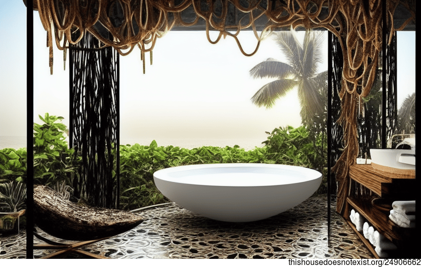 A Modern, Sustainable, and Eco-Friendly Interior Design with a View of Mumbai, India