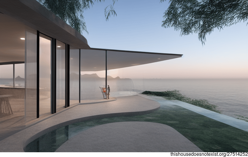 A Sustainable, Eco-Friendly Home With an Exposed Polished Glass Exterior and a View of Mumbai, India
