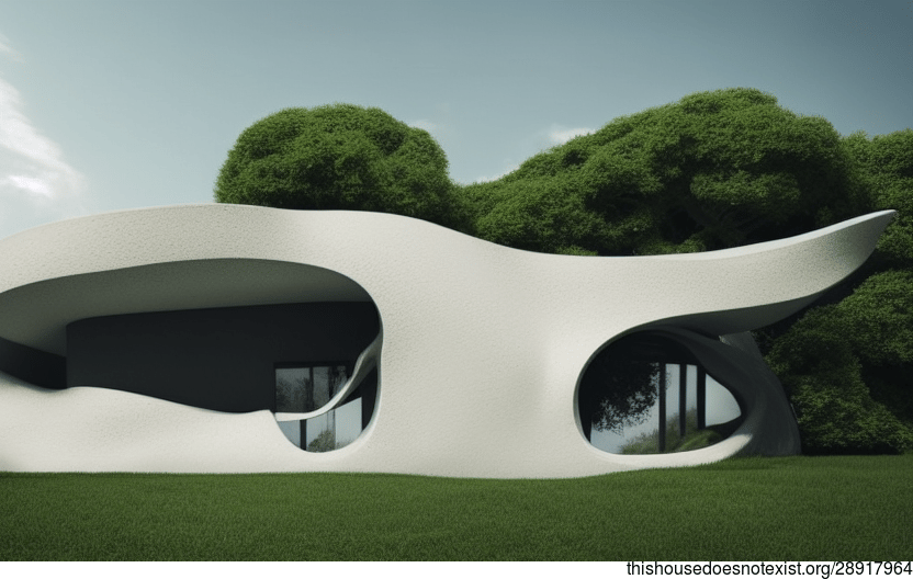 Biology-Inspired Minimalist House With Hanging Plants and Exposed ...