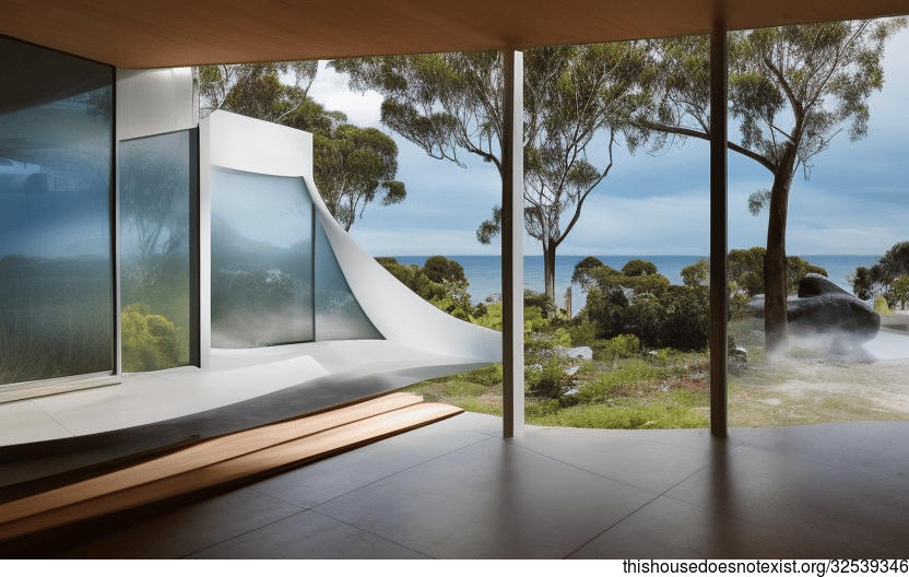 A Modern Beach House with a Spectacular View