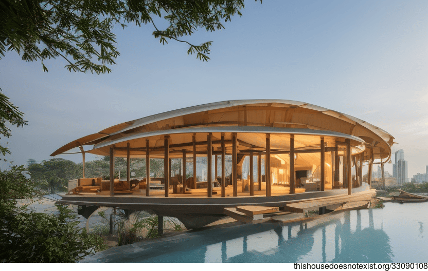 Sustainable, Eco-Friendly Homes With Exposed Bamboo and Glass Exteriors