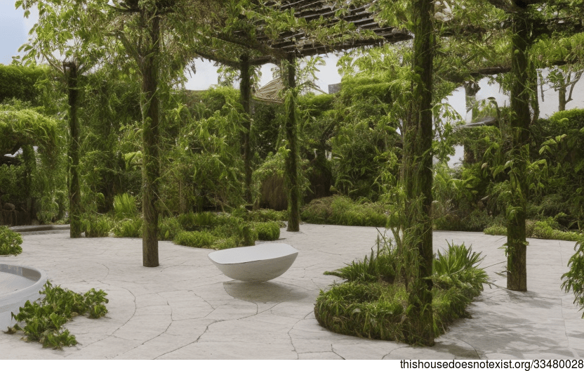 A Modern Garden in Buenos Aires, Argentina