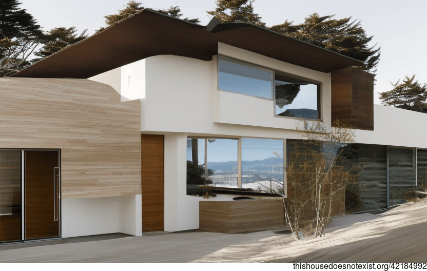 A Modern House With A View