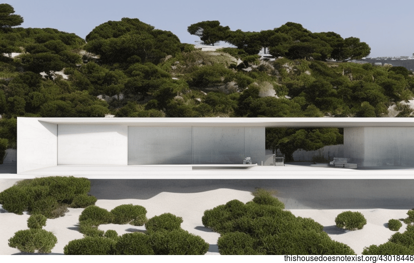 A Modern Lisbon Beach House with an Infinity Pool and a View of the City