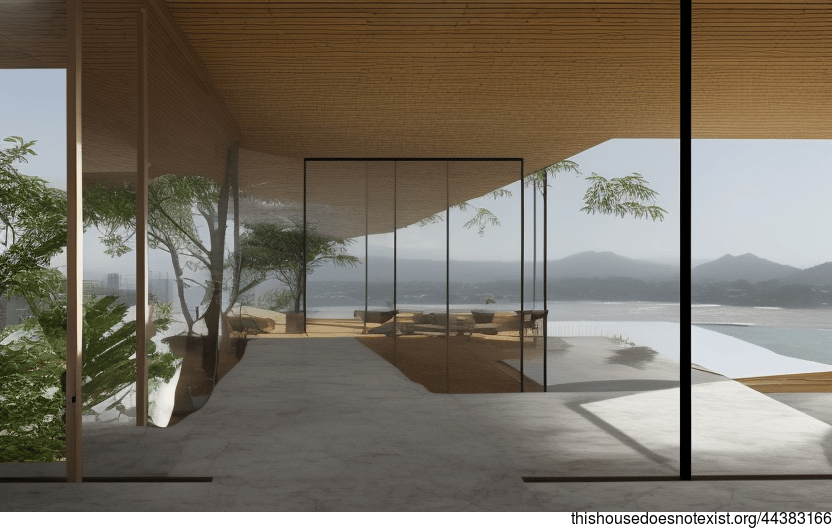 A Minimalist Masterpiece with an Infinity Pool and Breathtaking Views