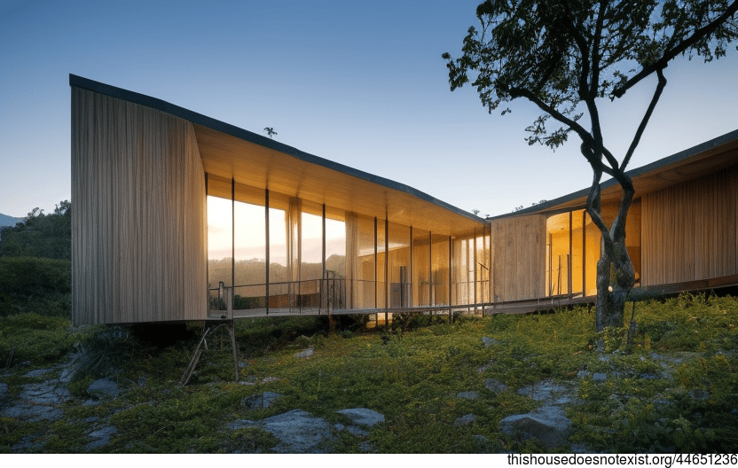 A Minimalist, Eco-Friendly Home With a Stunning View