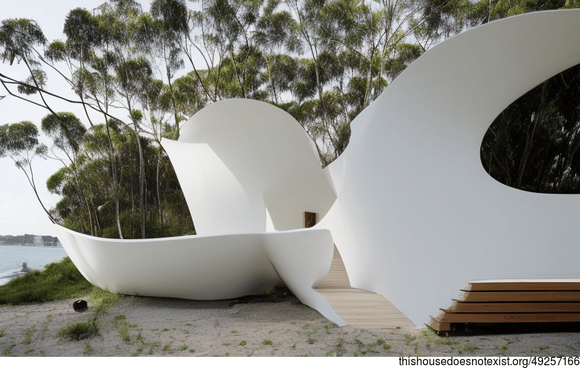 Eco-Friendly and Minimalist Beach House in Sydney, Australia