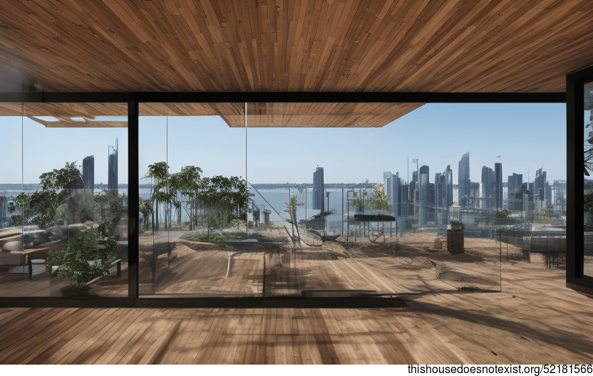 An Eco-Friendly Home With A View