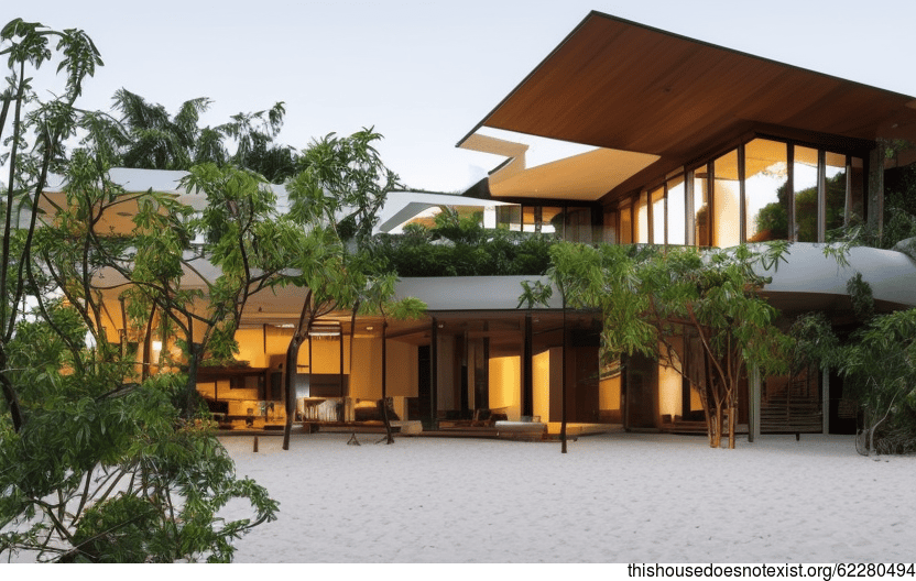 A Modern Masterpiece on the Beach in Singapore