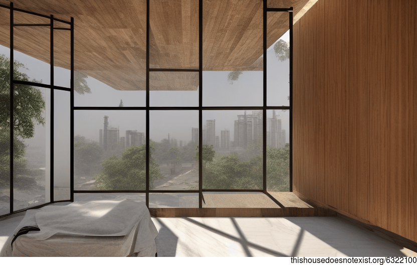 Delhi's Newest Exposed Wood and Glass House