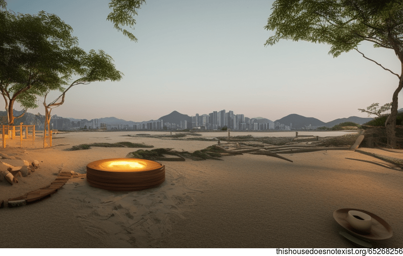 A Modern Architecture Home with a View of the Sun and the Sea