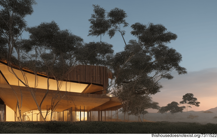 The Wood and Bamboo House in Florianopolis, Brazil
