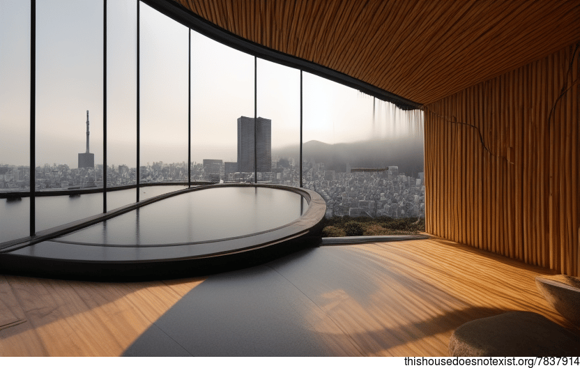 A Tokyo House With Steamy Hot Springs and Exposed Wood Interiors