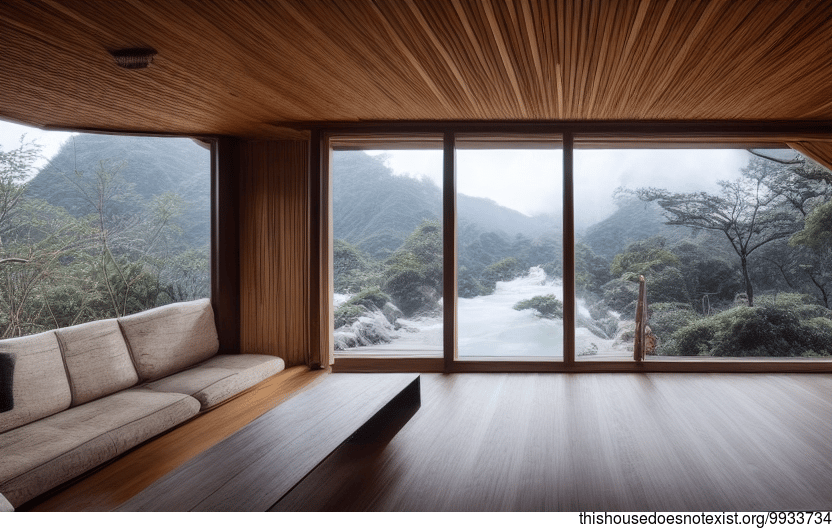 Steam, Wood, and Stone Hot Spring Cabin