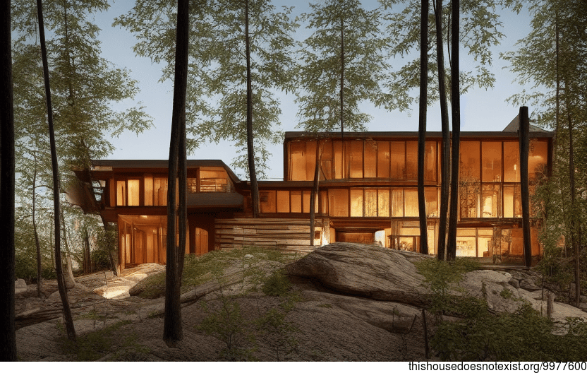 A Curved, Bamboo-Clad Home in Ottawa, Canada